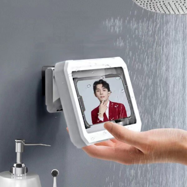 Waterproof Wall-Mount Adjustable Phone Holder